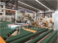 Automatisk vandret aluminiumsspolepakkelinje